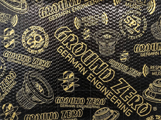 Ground Zero Gold Sound Deadening Box of 10 Sheets