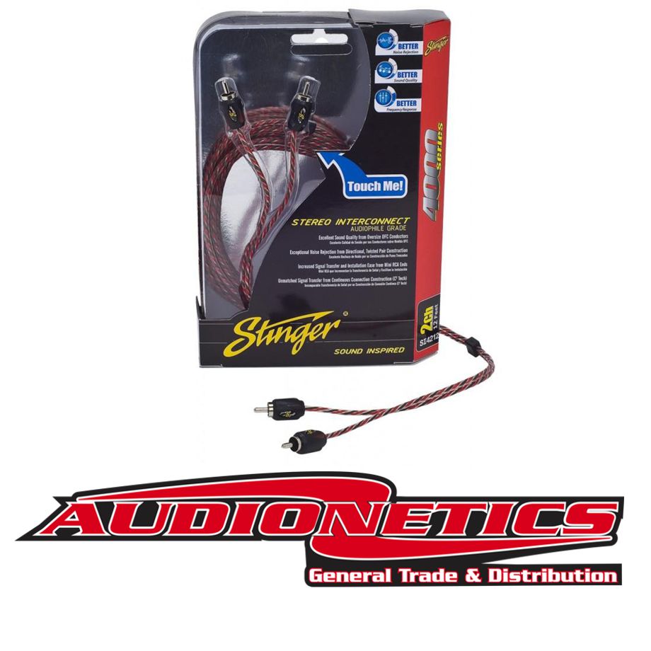 Stinger 4000 Series 5m 2-2 RCA Cable
